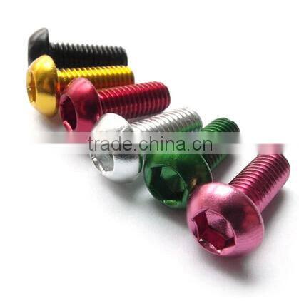 M3X6 M3X8 aluminum hex button screw CNC customized hobby model RC drone car