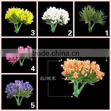 Outdoor artificial landscape construction flower, sand table model material flowers, scale models