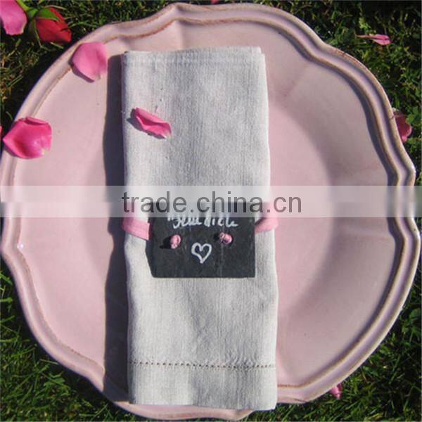 slate napkin buckle
