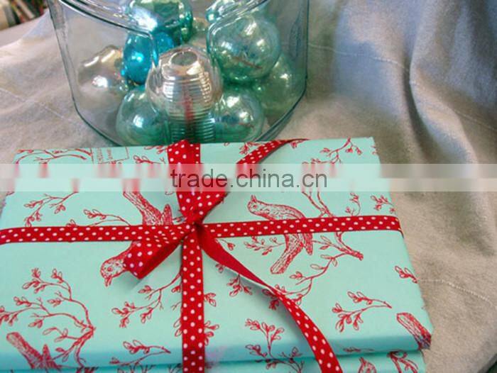 Christmas flower wrapping paper