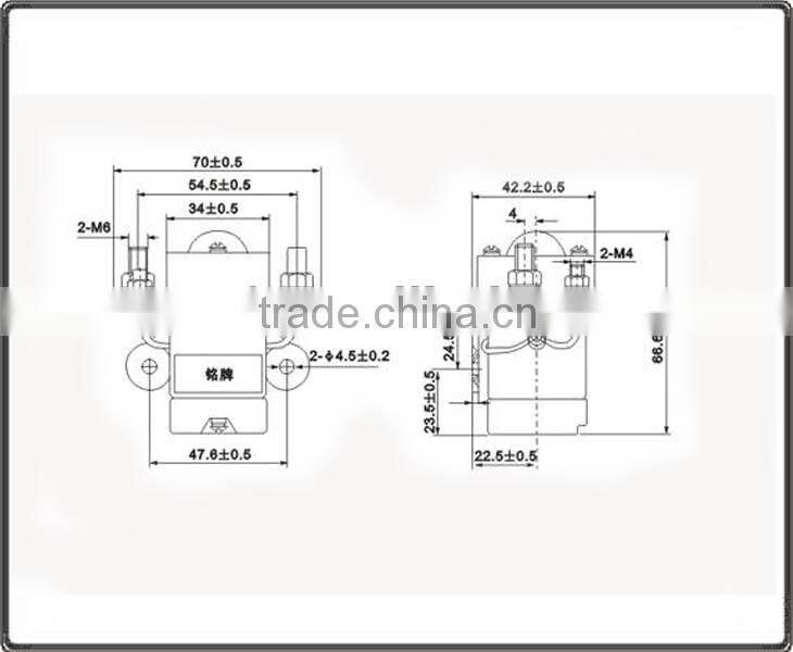 Good quality and better price dc magnetic contactor