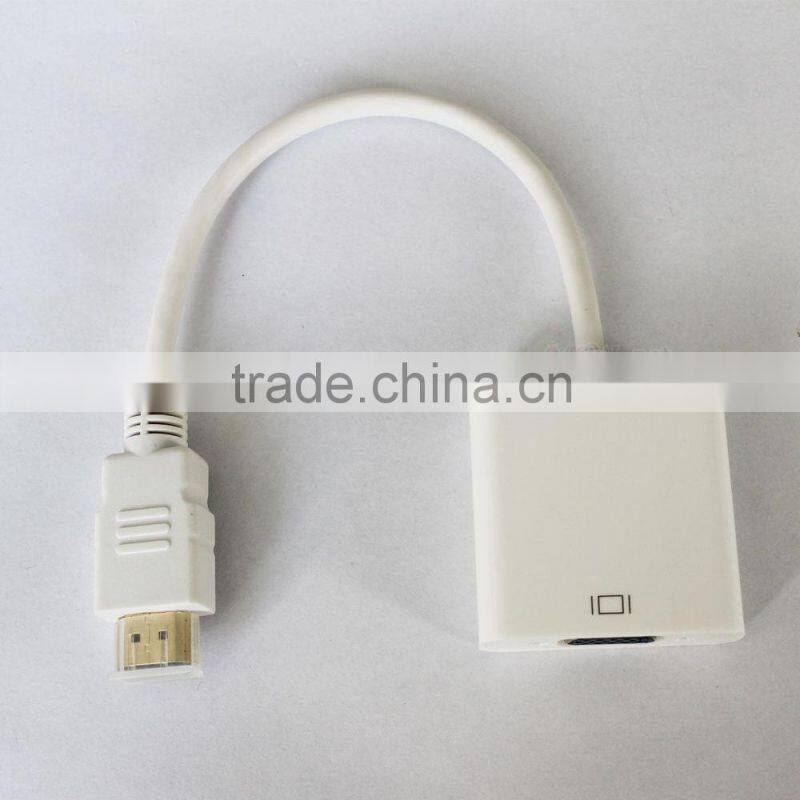 HDMI to VGA with Audio + Mini Micro HDMI to hdmi Convertor adapter 3 in 1 cable