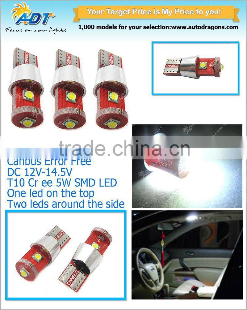 Canbus T10 194 168 W5W 5630 6 LED SMD Car Side Wedge Light Bulb White