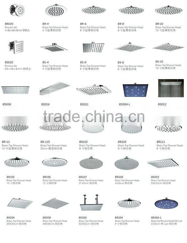 plastic top shower head 80855