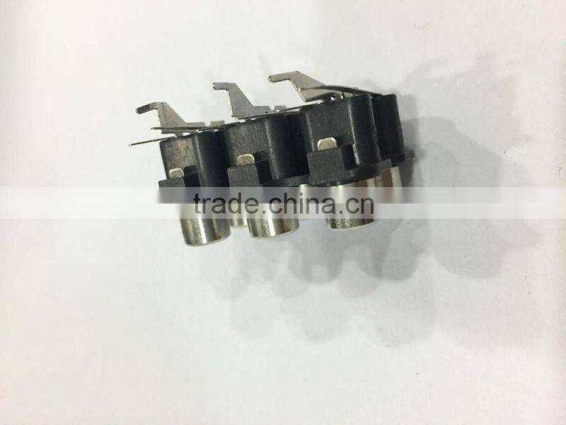 6 holes electric socket AV socket with screened