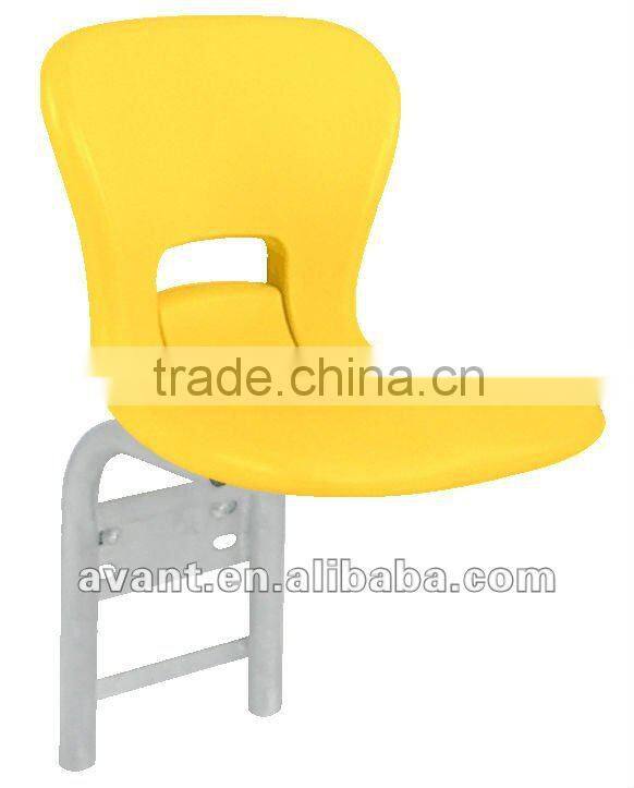 Fixed durable stadium school use metal bleacher system