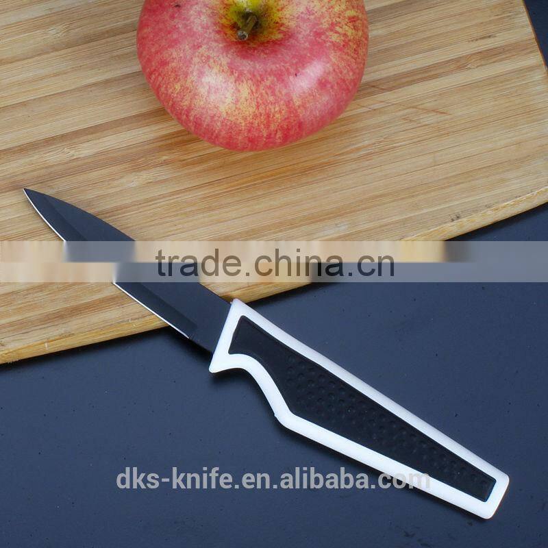 KP1401-S5. New Designed Colorful Nonstick Knife with PVC Box Packing Color Coating knife set