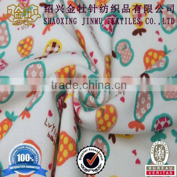 Polar fleece fabric print fruit patern fabric