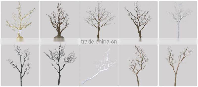 White Fashion Artificial Dry Tree For Wedding Ceremony Decoration