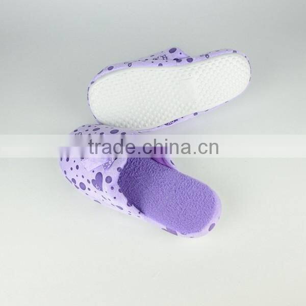 Colorful winter women home floor slipper, indoor slipper ladies shoes