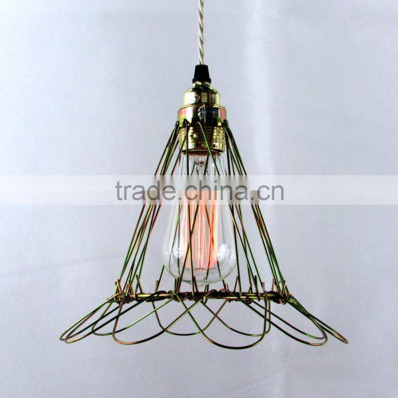10.9-3 stunning in any scene decorative and effective bulb is as close to original as possible American Style Cage Pendant