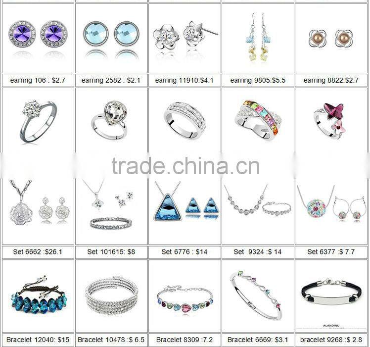 11084 AAA excellent zircon artificial jewellery micro pave earrings