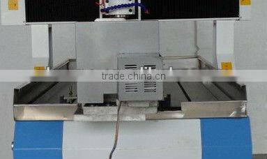 4 axis double chuck name plate metal cnc engraving machine