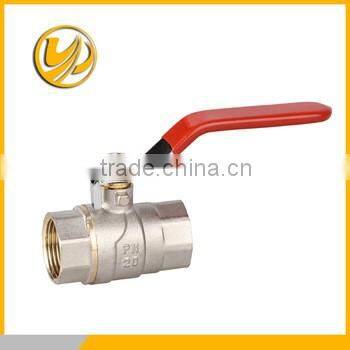 2" brass ball valve ,brass body ,iron ball ,stem and flat lever handle