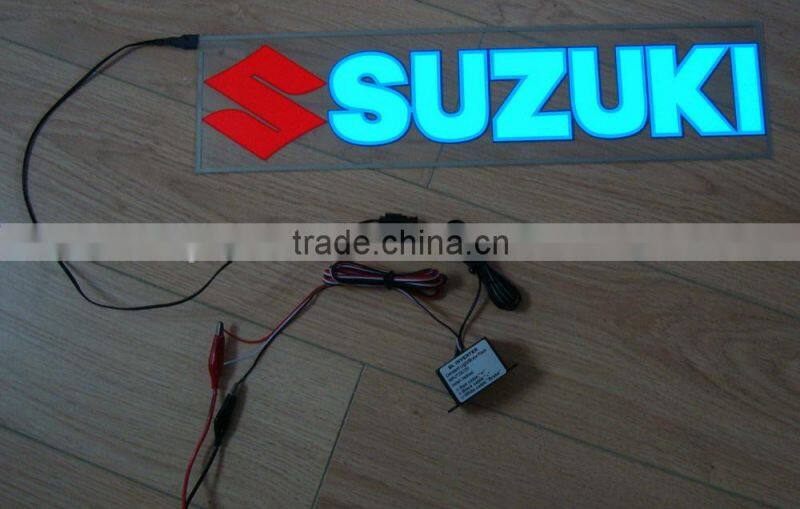 400mmX100mm EL flash car sticker,EL flashing sticker,equalizer el car sticker