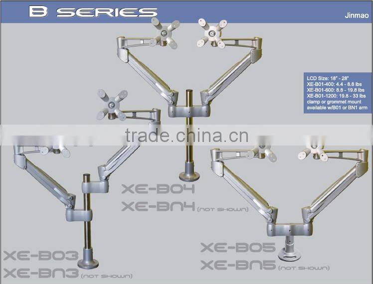 single desk clamp adjustable lcd laptop monitor arm / stand vesa mount monitor arm flexible swing arm