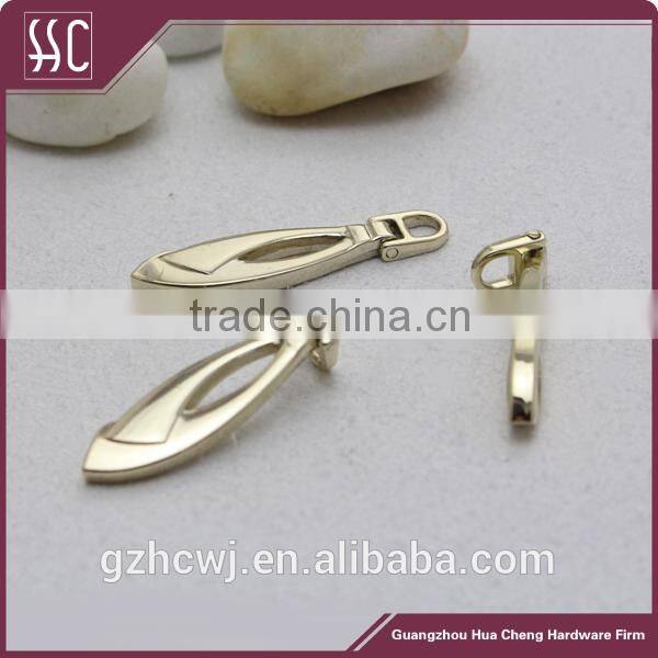 customized metal zipper puller for bag and clothing