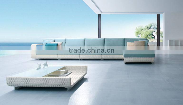 New modern luxury garden sofa set furniture - poly rattan sofa set furniture - Outdoor sofa furniture