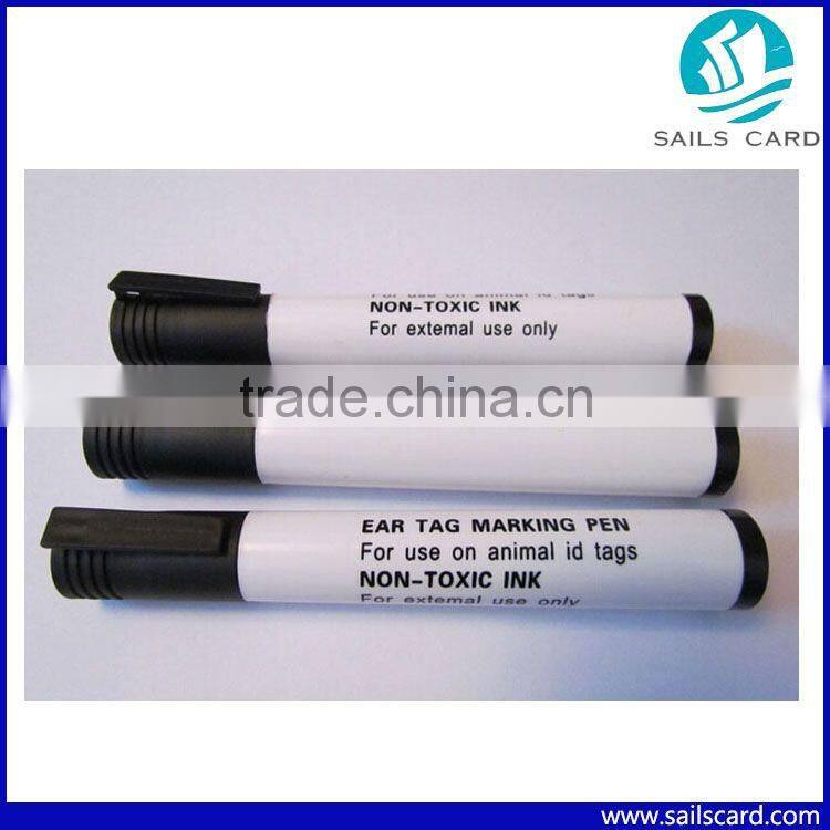 High quality Colorfast ear tag marking pen for animal id tags