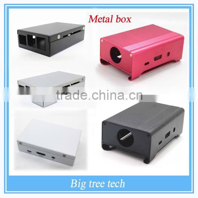 High quatity Colorful Aluminium case raspberry pi 2 and B+ metal case box (Case with fan available) for raspberry pi