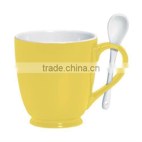 coffee mug with spoon attached