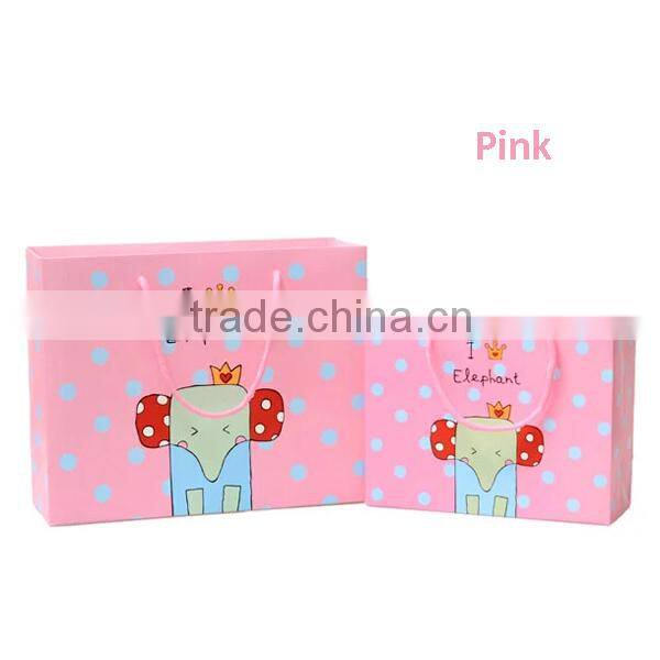 Lovely Cartoon Figure For Kids Paper Shopping Bag