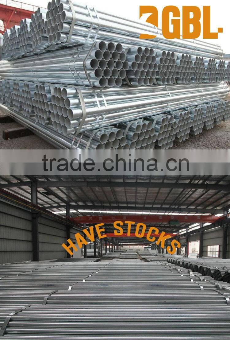 steel structure large span building ASTM A53 Steel pipe/galvanized steel pipe