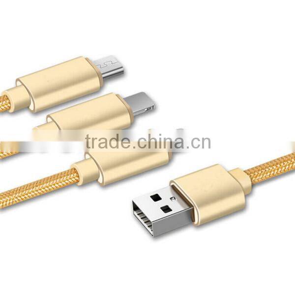 Hi-speed TPE/Nylon Braided USB cable USB 3.1 Type C Cable