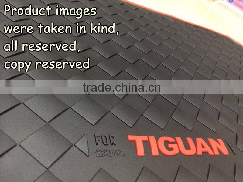 original black rubber car floor mats for Q3