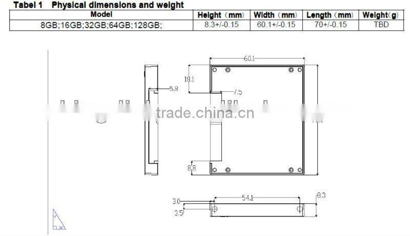 SATA 1.8 Solid State Drive