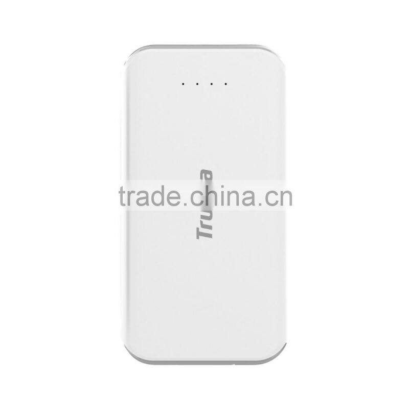 TRUSDA Universal Portable Built in cables mobile charger power bank 10000mAh for phones with Lithium polymer cell