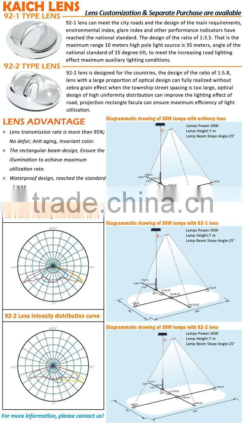 2016 unique honeycomb design 30W led street light for quality street lighting