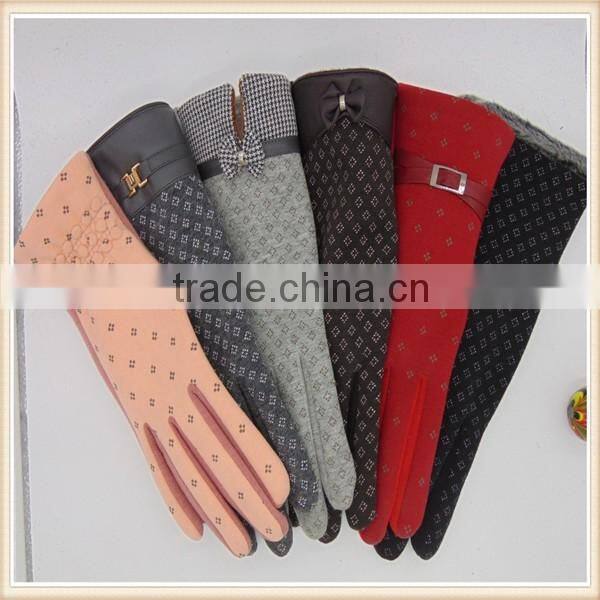 Colorful Daily Life Mitten Velvet Hand Gloves