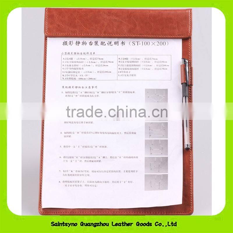Restaurant leather check holder 16043