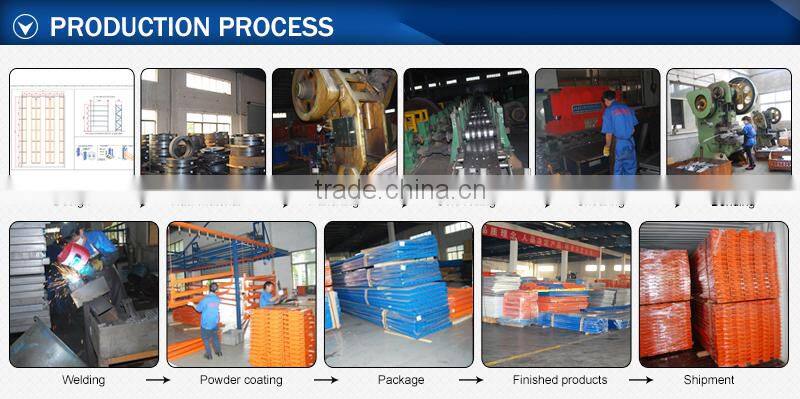 Q235B steel metallic storage shelves