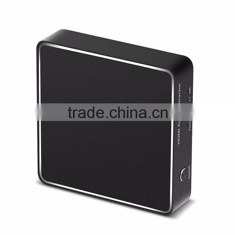 LINK-MI LM-HH02-Audio 1 Port HDMI input, 1 Port HDMI output and Audio Exctract Support HDMI2.0, HDCP2.2