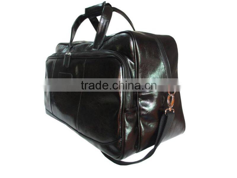 2016 new good quality fashion custom pu pvc Leather canvas tote bag for unisex