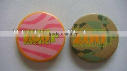 PIP badge with butterfly pin on backside