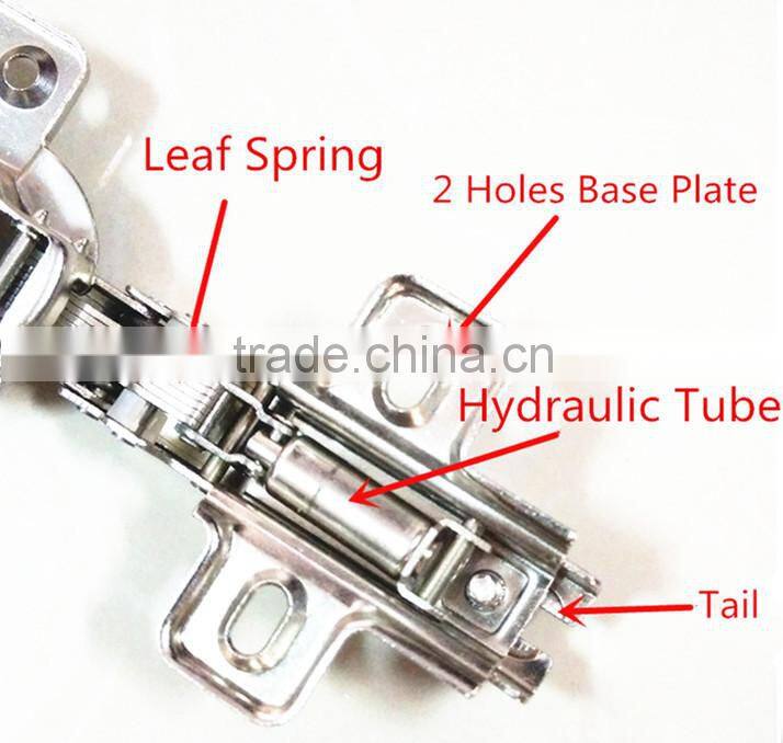 Clip-on Hydraulic Kitchen Cabinet Hinge CH.1118 35mm cup hydraulic 90 degree half overlay hinges