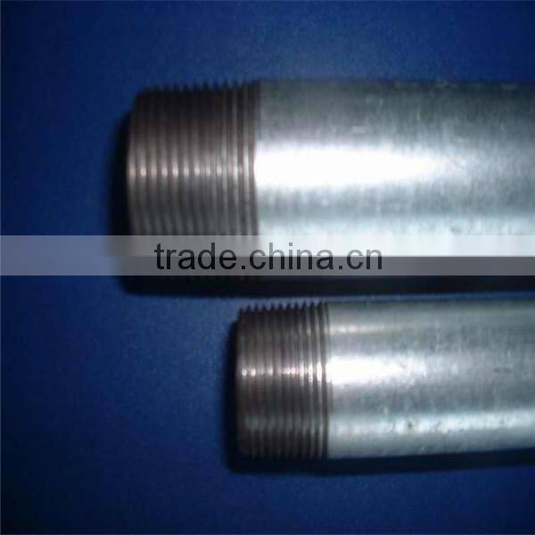 welded galvanized steel threaded pipe