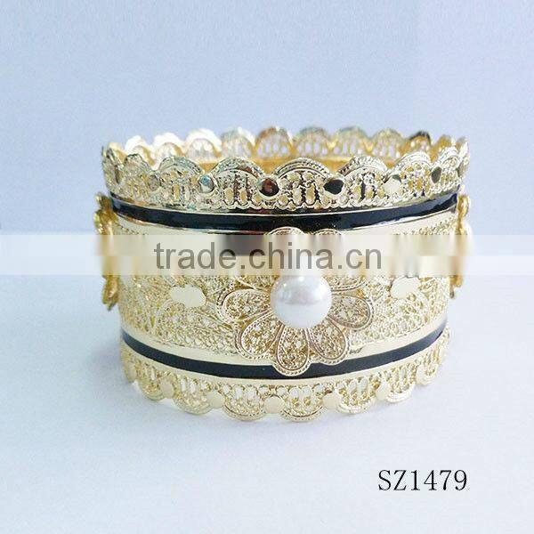 2014 Crystal Fine Jewelry Bracelets Bangles expandable bangle made in Yiwu market
