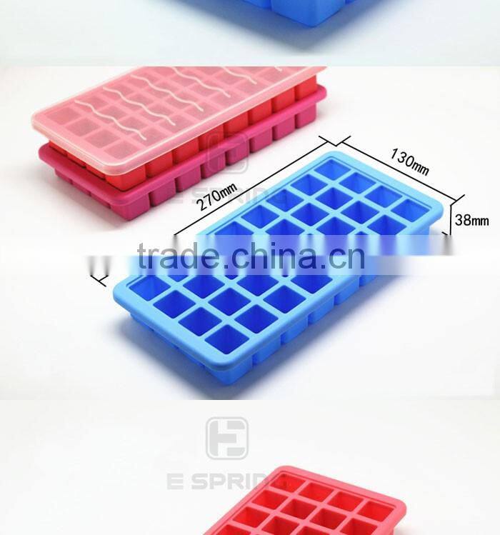28 cavity Silicone ice cube tray Silicon Baby Food Storage Silicone Tray
