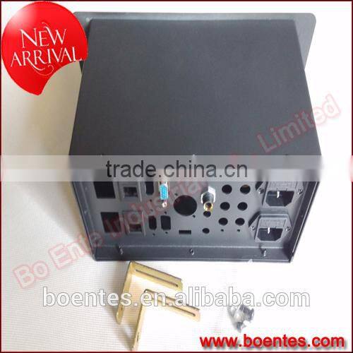 Desktop pop up connectors with 2 power+VGA+3.5 Audio Jack for Meeting Table