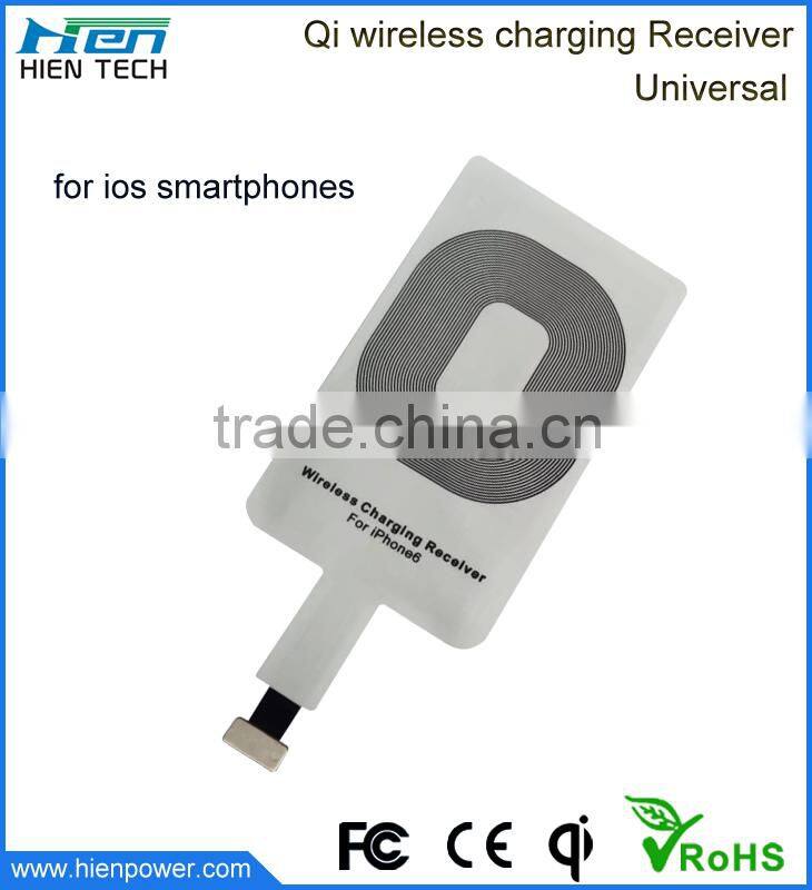 For iphone6 6s battery case qi wireless charger receiver phone back cover case