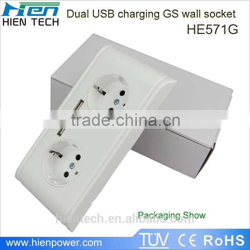 USB socket extention 3 multi socket power strip UL approved