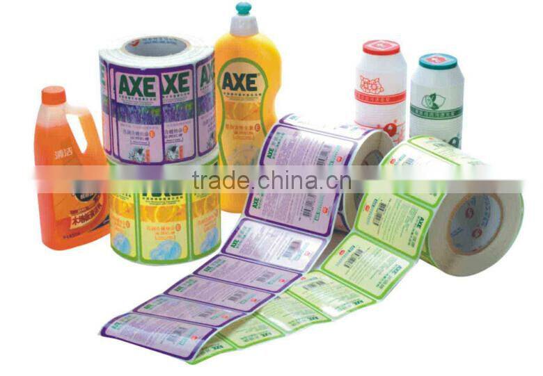letterpress adhesive sticker printing frozen food labels