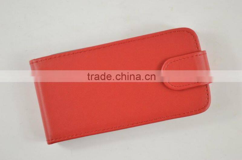 2016 Hot Sale New Style Colorful PU Leather Cases for iphone6 with Flip Cover up and down