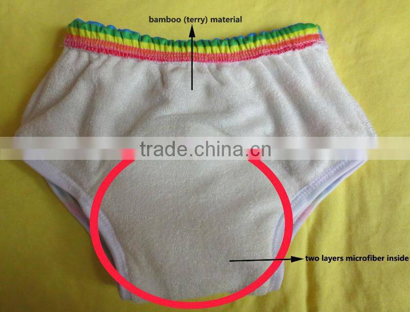 2014 new! Training cloth diaper pants, baby potty training pants, toddler training pants