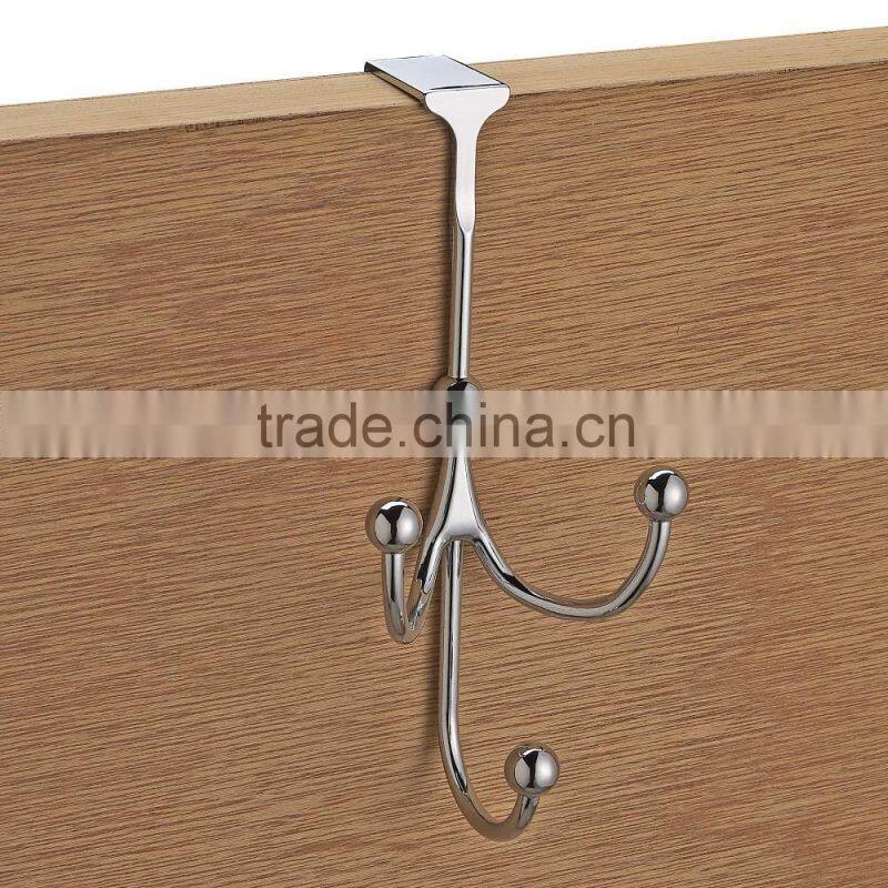 metal double clothes over the door hook