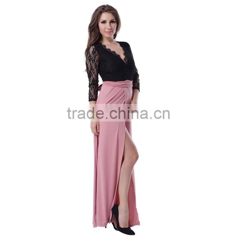 The hottest sale item half sleeve full length tall tube women sexy maxi dress